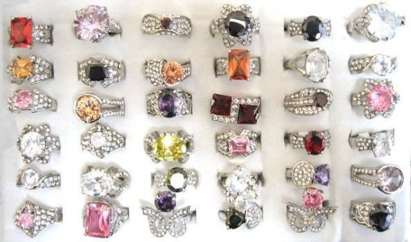 Cocktail Cubic Zirconia Rings, Cubic Zircon Jewelry - CZ Rings