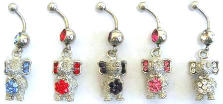 Body Jewelry, Elephant Belly Buttons