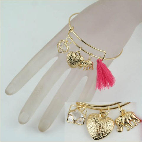 Charm Wire Bracelets
