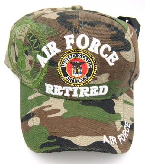 Dark Camouflage U.S. Air Force Baseball Caps