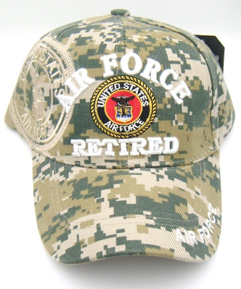 Light Camouflage U.S. Air Force Baseball Caps