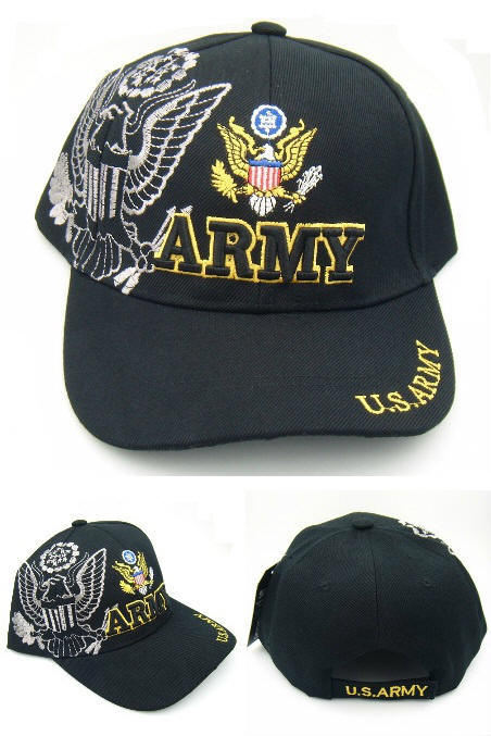 Black U.S. Army Baseball Caps