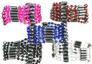 Wholesale Hematite Magnetic Wrap Bracelets