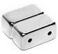Silver 2 Holes Magnetic Clasps