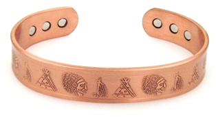 Indian Life Magnetic Copper Bangle