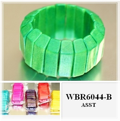 Assorted Color Wood Barcelets
