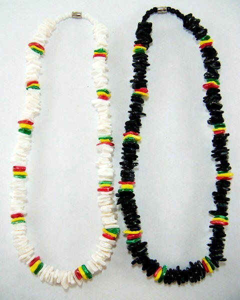 Rasta Shell Necklaces