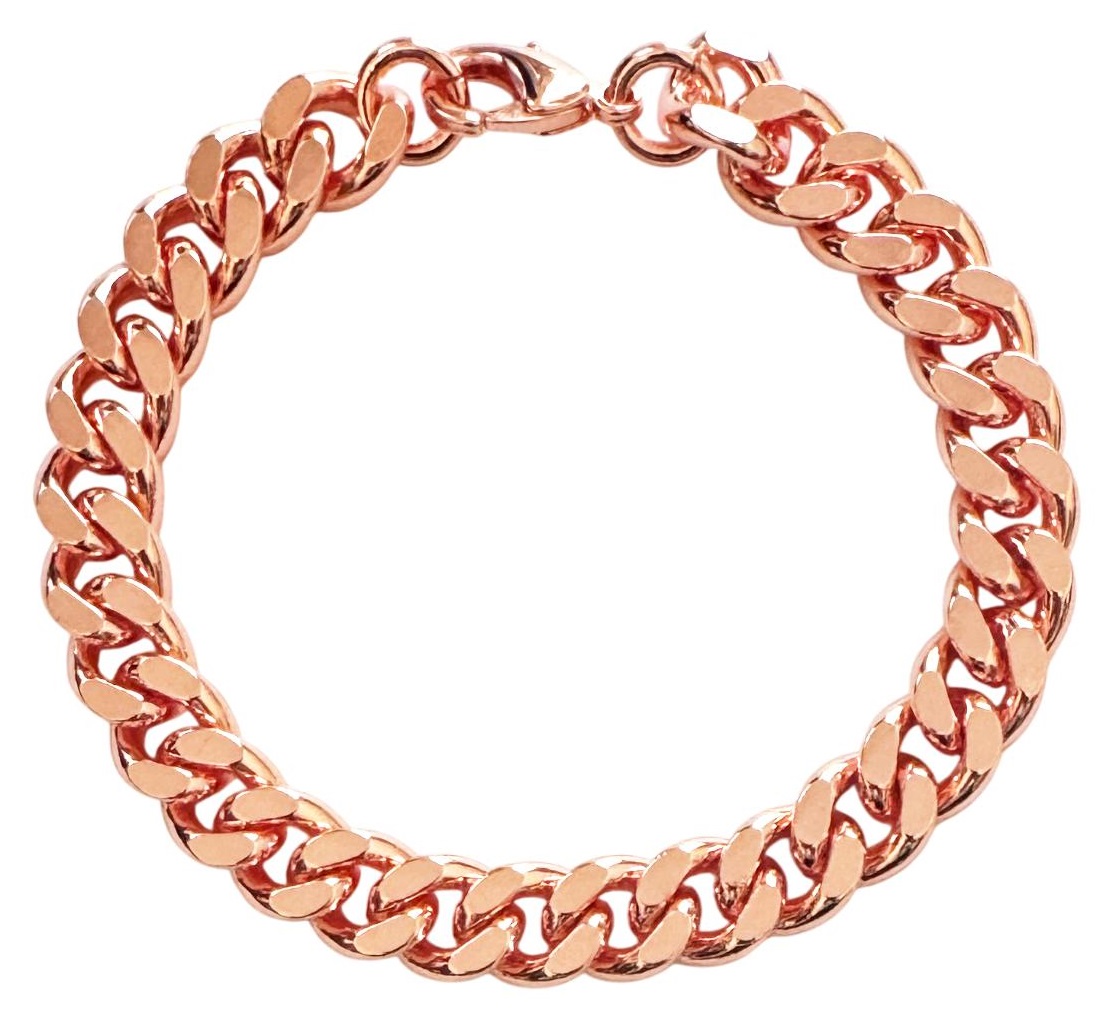 1 PC. 99.95% Pure Heavy Chain Copper Bracelet For Men And Women #CLB-100