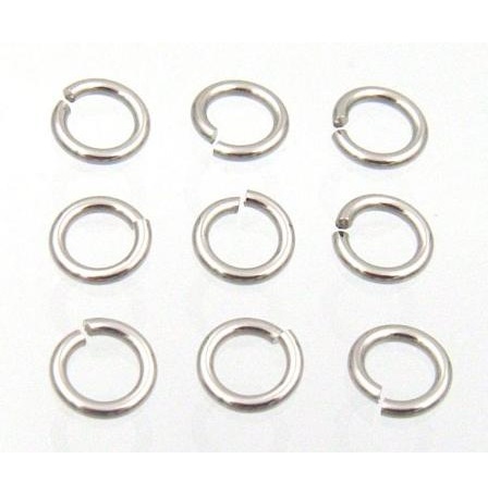 500 PC. Straight Saw Cut Stainless Steel Jump Rings #Jumprings-500