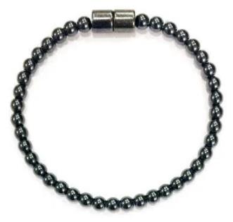 1 PC. 4mm All Round Magnetic Bracelet Hematite Bracelet #MHB-0007