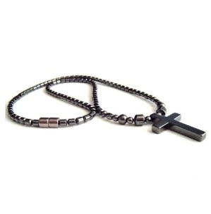 1 PC. Plain Cross Magnetic Necklace, Magnetic Necklace #MN-0111P