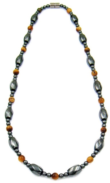 1 PC. Tiger Eye Magnetic Necklace #MN-0127