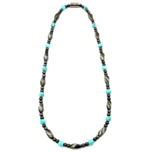 1 PC. 6mm Turquoise Magnetic Necklace #MN-0134