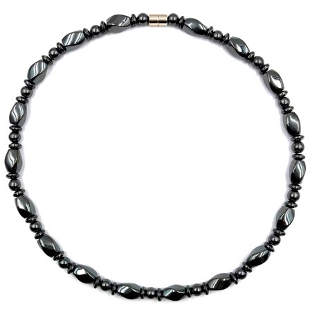 1 PC. All Black Beads Magnetic Necklace #MN-082